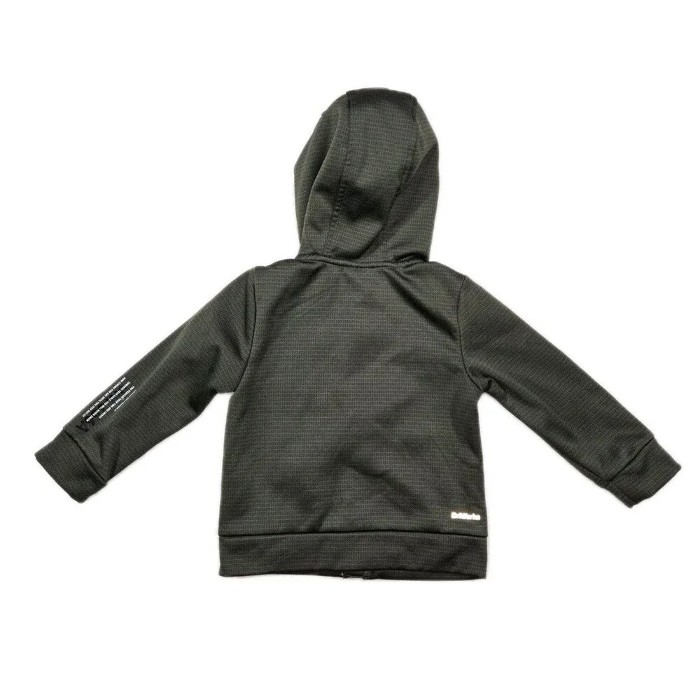 Lot Of 2 Boys Athletic Works Full Zip Hoodie Jacket Size 3T Gray Green